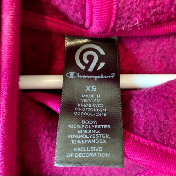 C9 by CHAMPION Raspberry Fleece Lined Hoodie—SZ XS - Picture 7 of 13